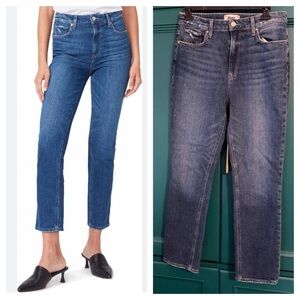 PAIGE Sarah Slim Jeans – Roam Wash – Size 29 – High-Rise Slim Straight Denim